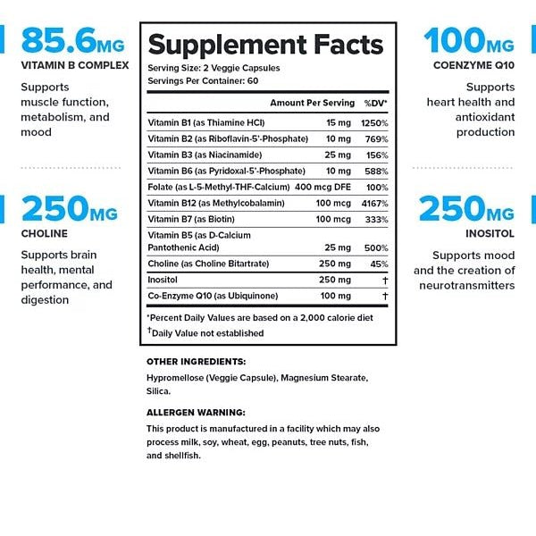 Legion Vitamin B Complex - Bodybuilding.com